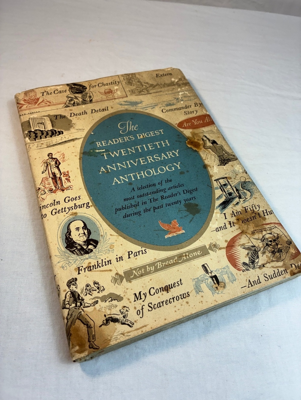 The Reader's Digest 20th Anniversary Anthology Hardcover Book 1941  1st Edition